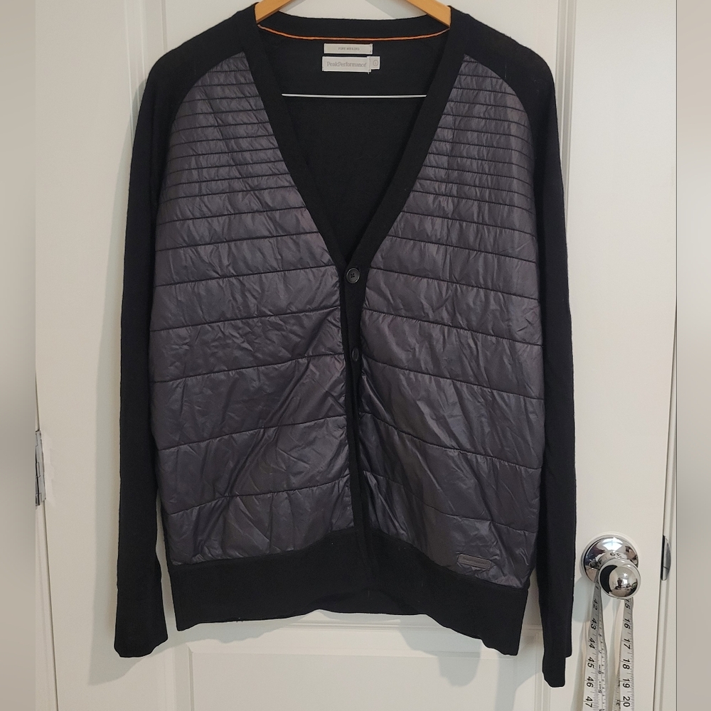 Peak Performance Matthew F CA Jacket Sweater Size Large